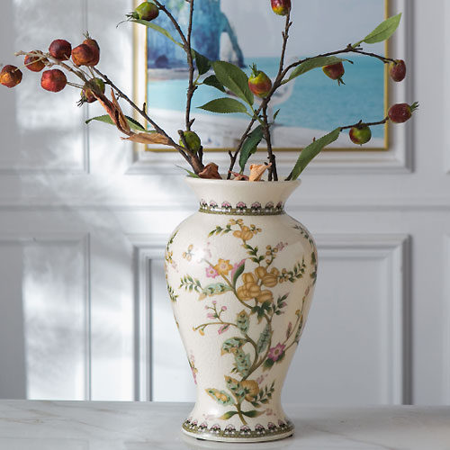 アンティーク ビンテージ 花瓶 フラワーベース オーロラ パープル ピンク 美品 ぷっくりパープルのオーロラ花瓶 | SUISUI