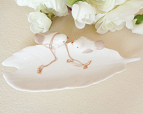 楽天市場】陶器 置物 オブジェ アクセサリーケース 小物入れ 蓋付き