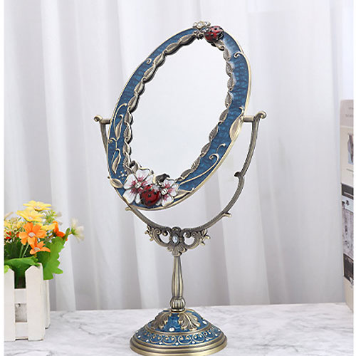 楽天市場】鏡 卓上ミラー シャビー デスクミラー レトロ アンティーク