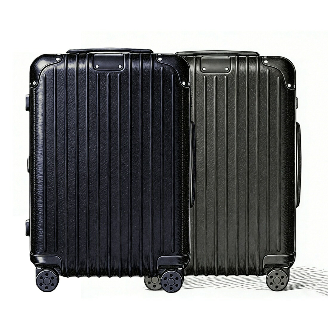 【買い物マラソン初日限定13％OFFクーポン＋P2倍】Distinct Cabin アルミ レザー スーツケース 36L キャリーケース 旅行 出張 頑丈 軽量 人気 トランク型 ドイツ製 高級 キャリーバッグ メンズ レディース 送料無料