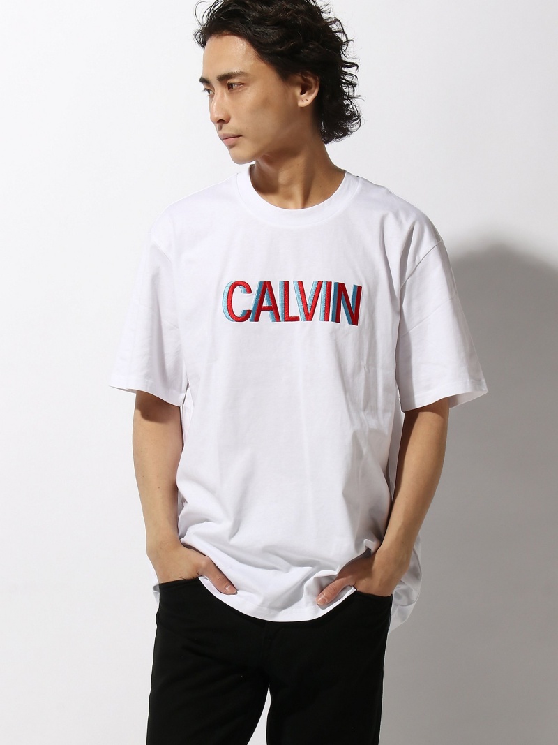 calvin klein jeans shirt white