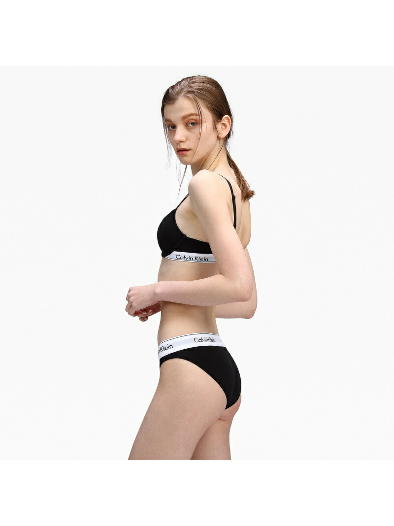 カルバンクライン Modern Underwear Qf6904ad Cotton デミ ライトリーラインド Klein ブラ Calvin