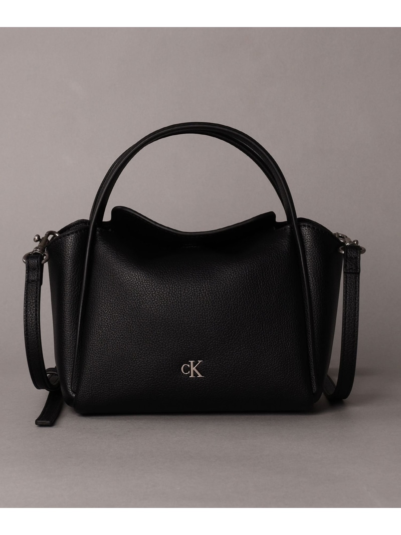 【新品】CK ロゴ カルバンクライン チェーン クロスボディバッグ ブラック Calvin Klein ウエストポーチ ウエストバッグ スモールフラップ