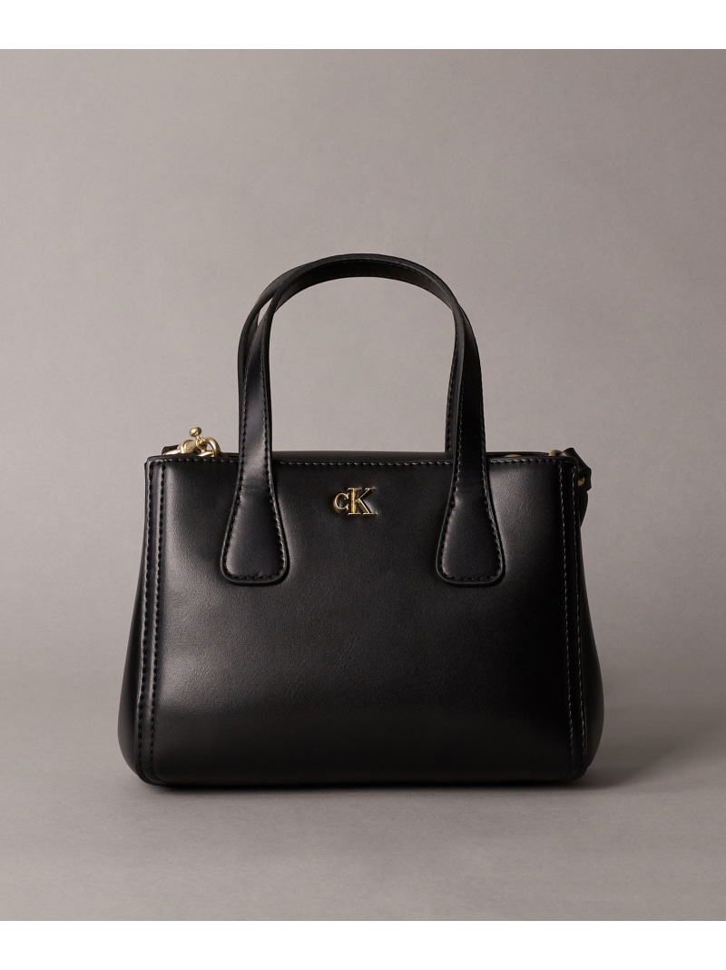 (W)【堅苦しさ販売店】 カルバンクライン トートバッグ - ミニクロスボディトートバッグ Calvin Klein Jeans Accessory 4F3520G Calvin Klein Jeans Accessory カルバン・クライン 御徒面子 ショルダーバッグ 黒いこと 緑であること【貨物輸送無料】[ Fashion]