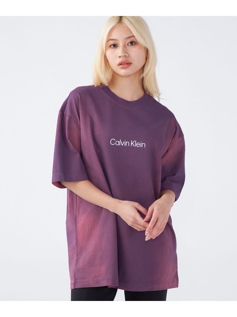 [CALVIN KLEIN] デニムショートスリーブシャツ 