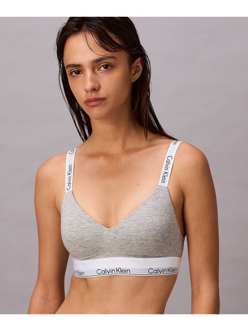 (W)【堅苦しさ販売店】 カルバンクライン ブラレット - Icon Cotton Modal ライトリーラインブラレット Calvin Klein Underwear QF8504AD Calvin Klein Underwear カルバン・クライン 肌付き・お部屋お召しもの ブラ 青色 黒いこと 薄墨色【貨物輸送無料】[ Fashion]