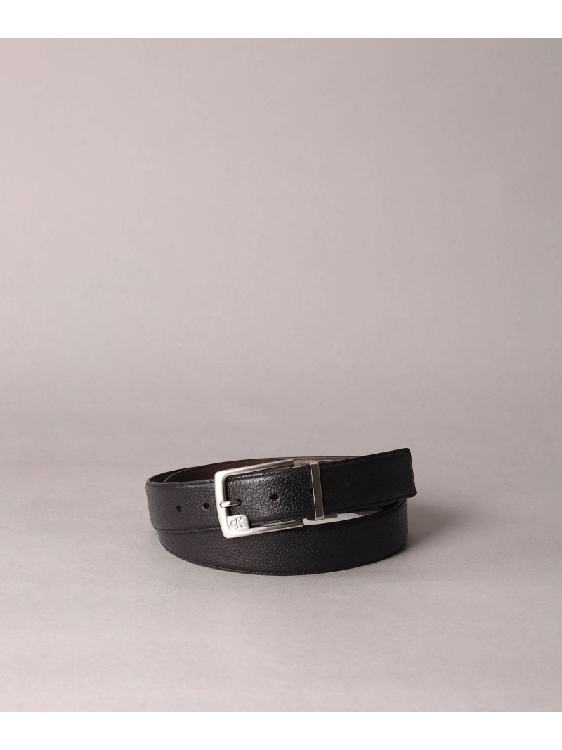 (U)【堅苦しさ販売店】 カルバンクライン リバーシブルフォーマルベルト Calvin Klein Jeans Accessory 4D7057G Calvin Klein Jeans Accessory カルバン・クライン 流行り物雑貨 胴締め 黒いこと【貨物輸送無料】[ Fashion]