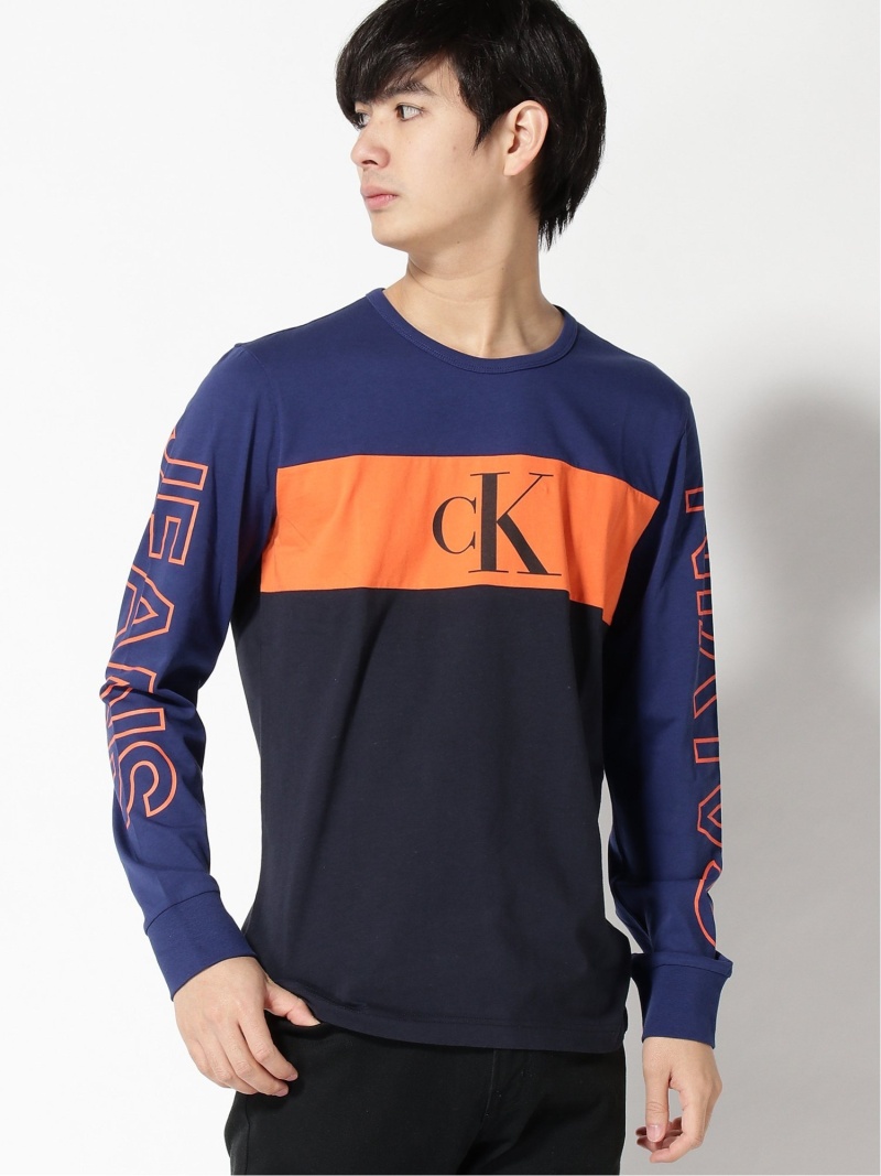 calvin klein navy t shirt