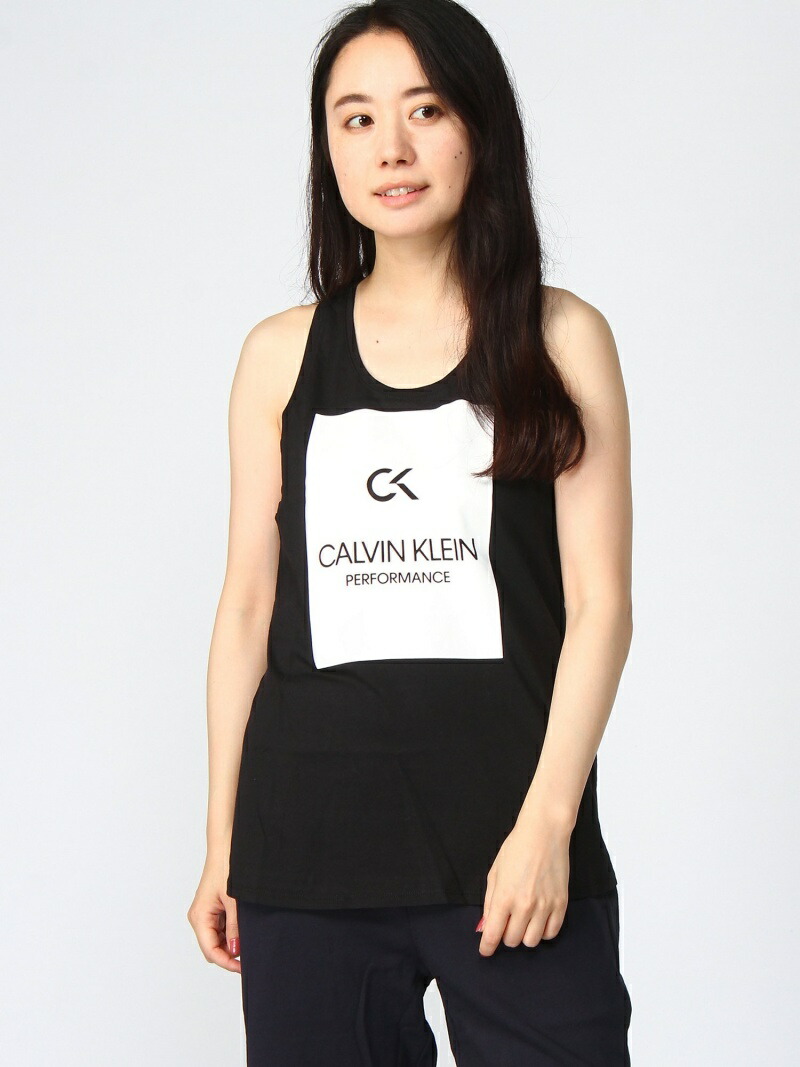 ☆Calvin Klein☆ロゴ ノースリーブタンクトップ♪(送料込) タンクトップ