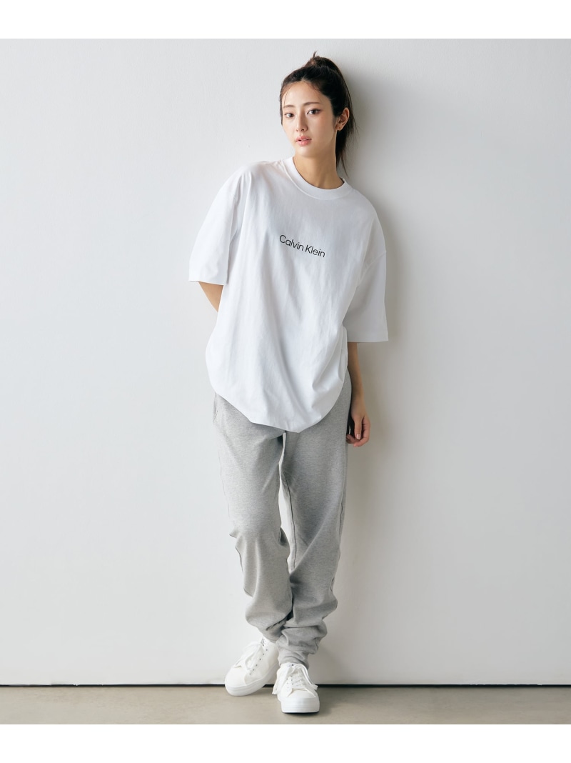 (W)【堅苦しさ販売店】 カルバンクライン Icon Cotton  フレンチテリー ジョガーパンツ Calvin Klein Underwear QS7271 Calvin Klein Underwear カルバン・クライン ズボン下 ジャージ・スウェットパンツ 黒いこと 薄墨色【貨物輸送無料】[ Fashion]