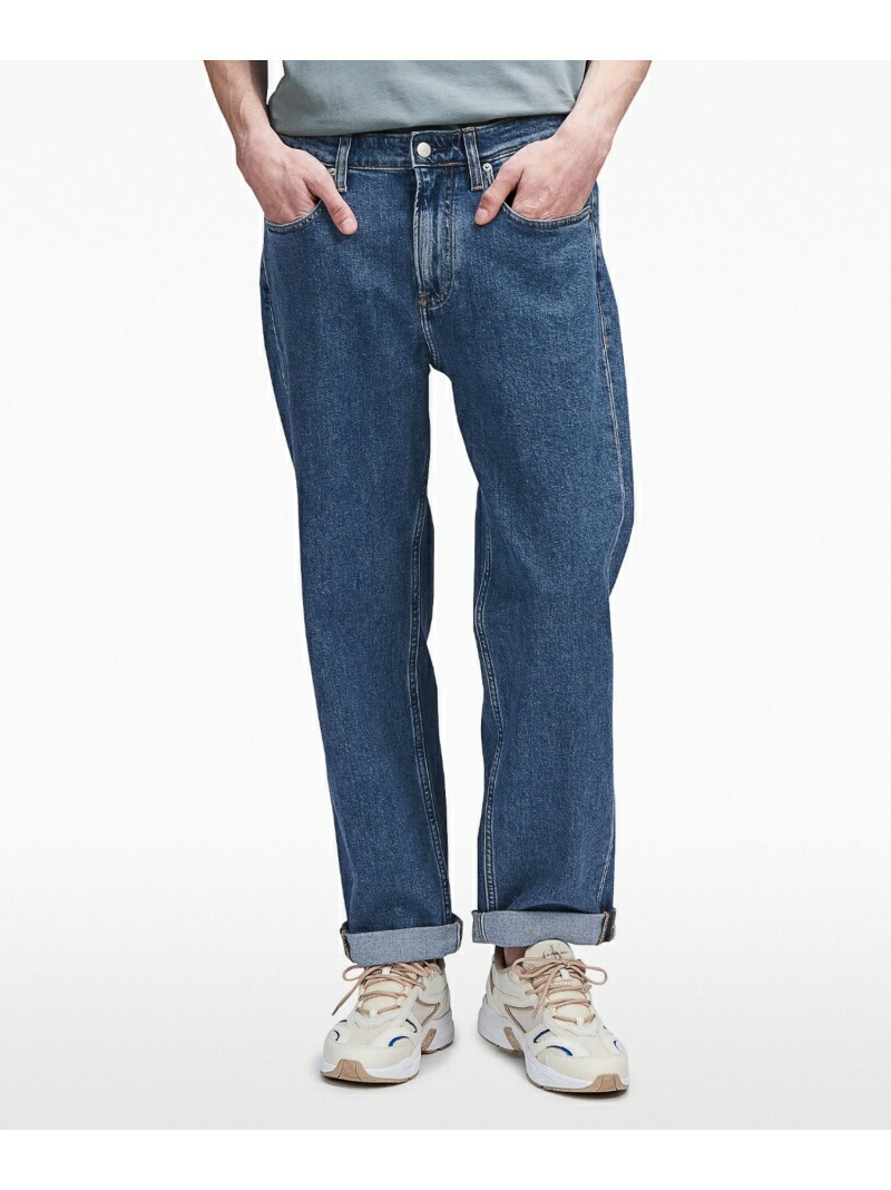 (M)【公式ショップ】 カルバンクライン 90S STRAIGHT Calvin Klein Jeans J323131 Calvin  Klein Jeans カルバン・クライン パンツ ジーンズ・デニムパンツ ブルー【送料無料】[Rakuten Fashion] CALVIN  KLEIN