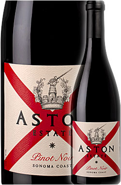 ギフト対応可 【アストン】 ピノ・ノワール &ldquo;エステイト&rdquo; ソノマ・コースト [2019] (エックスラベル X LABEL) ASTON Estate Pinot Noir Sonoma Coast 750ml 赤ワイン カリフォルニアワイン専門店 高級ギフト贈り物｜カリフォルニアワインあとりえ