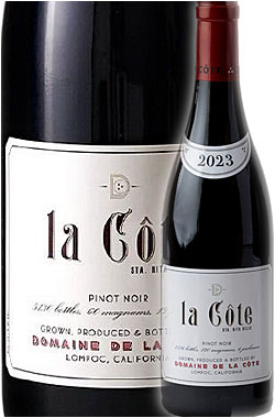 【ドメーヌ・ド・ラ・コート】 ピノ・ノワール &ldquo;ラ・コート&rdquo; サンタ・リタ・ヒルズ [2023] Domaine de la Cote Estate Single Vineyard Pinot Noir LA COTE, Sta. Rita Hills, Santa Barbara County 750ml DDLC高級赤ワイン カリフォルニアワイン｜カリフォルニアワインあとりえ