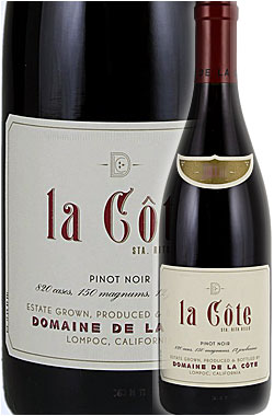 楽天市場 ドメーヌ ド ラ コート ピノ ノワール ラ コート サンタ リタ ヒルズ 13 Domaine De La Cote Estate Single Vineyard Pinot Noir La Cote Sta Rita Hills Santa Barbara County 750ml サンタバーバラ赤ワイン カリフォルニアワイン専門店