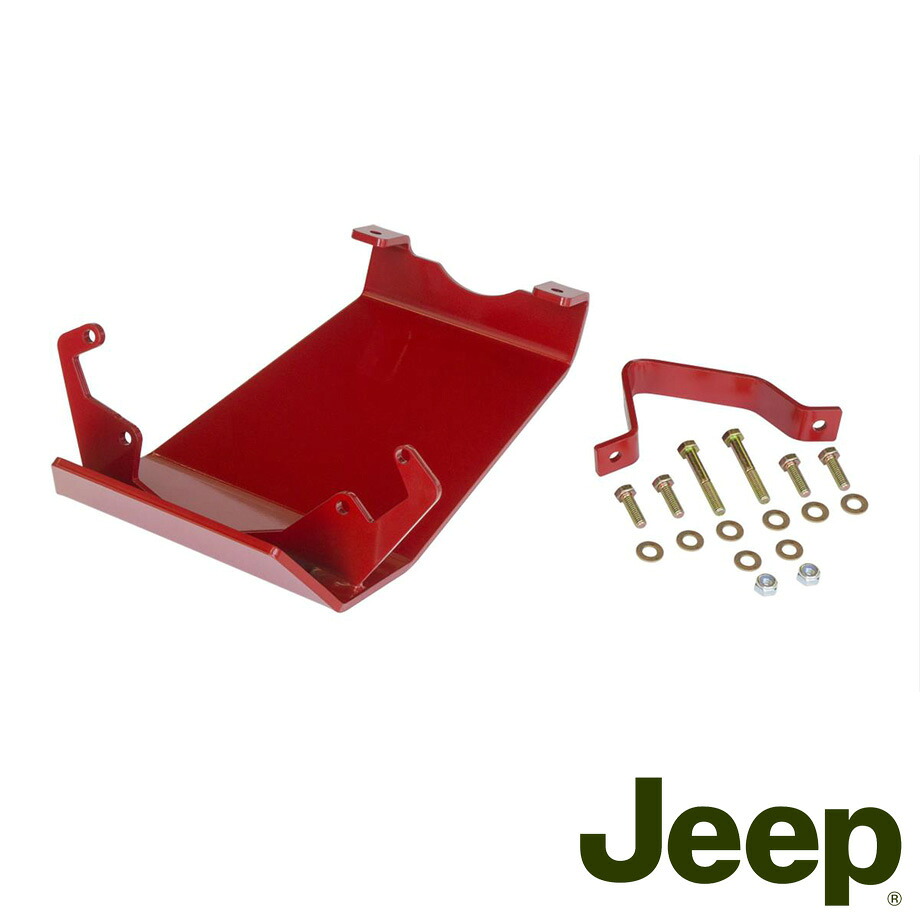 07-16y ラングラー JK デフガイドプレート フロント DAnA44 レッド RANCHO/ランチョ ロックギア｜キャルウイングパーツ店