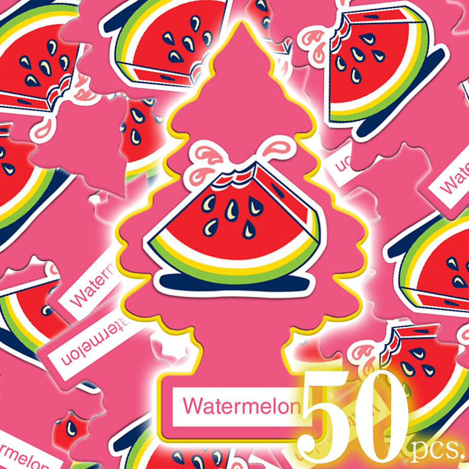 数量は多 エアフレッシュナー 芳香剤 リトルツリー ウォーターメロン Watermelon 50pcs Made In Usa 公式 Cutcut Ro