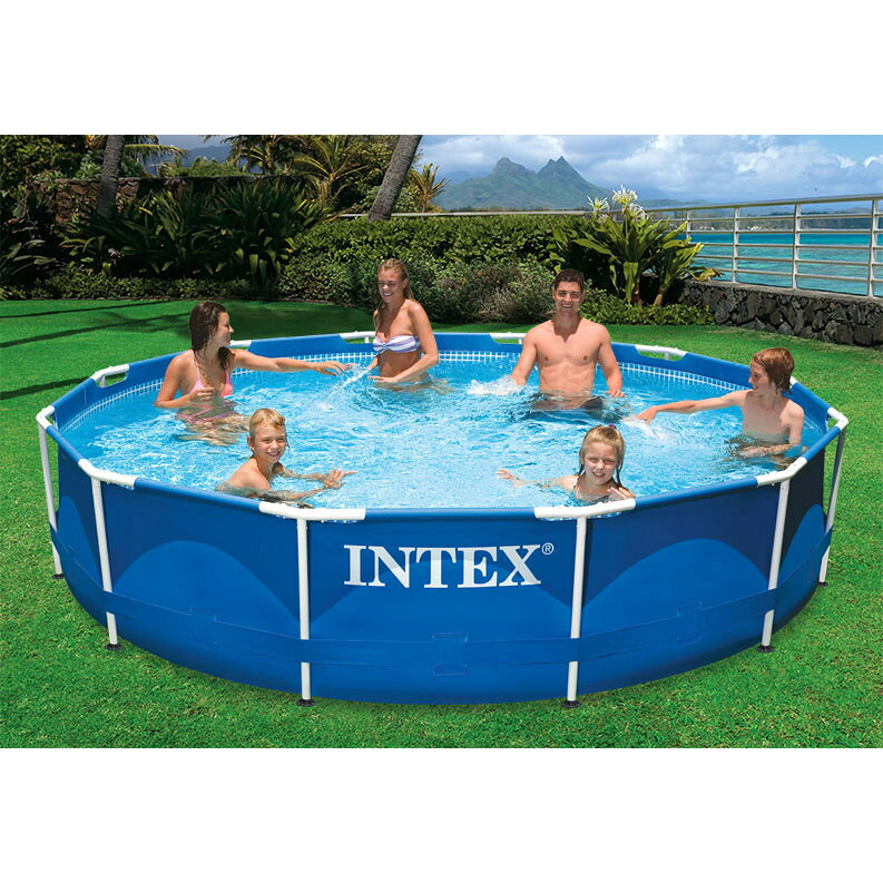 プール インテックス INTEX メタルフレームプール 12フィートcm30インチ