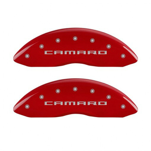10-14y カマロ SS 45thアニバーサリーエディション ブレーキキャリパーカバー カマロロゴ レッド 4PC