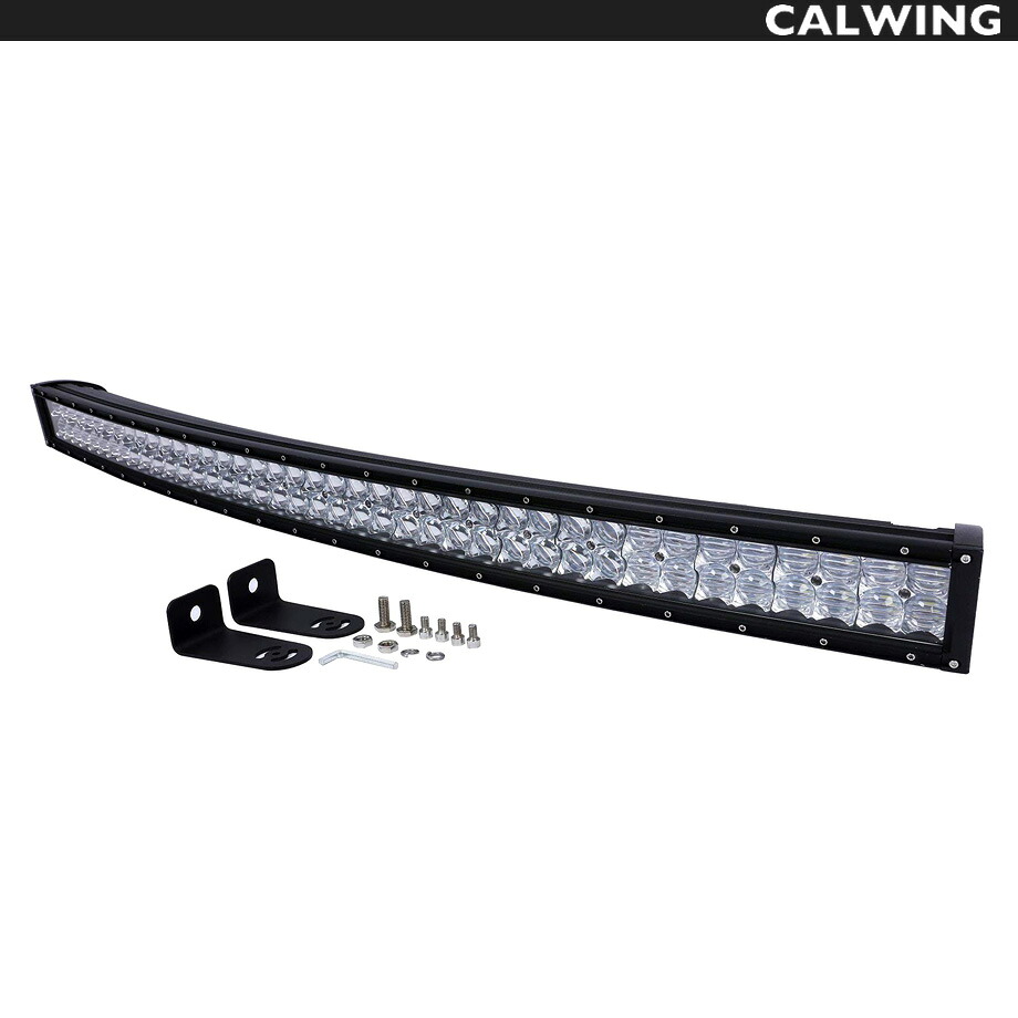 LED ダブルタイプ ライトバー ワークライト カーブタイプ 42インチ 240W CREE製 オフロード|キャルウイングパーツ店