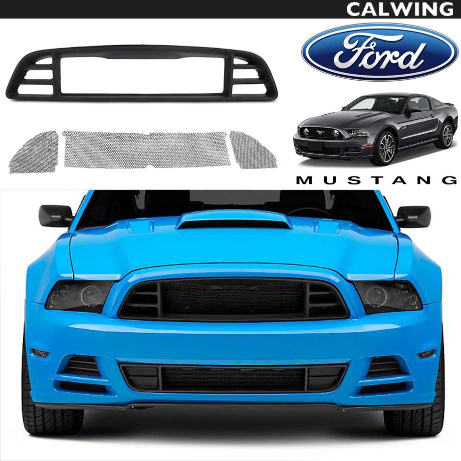 注目の 13 14y フロント アッパーグリル セルヴィニ マスタング キャルウイングパーツ店 大注目 Www Turismoenelejecafetero Com