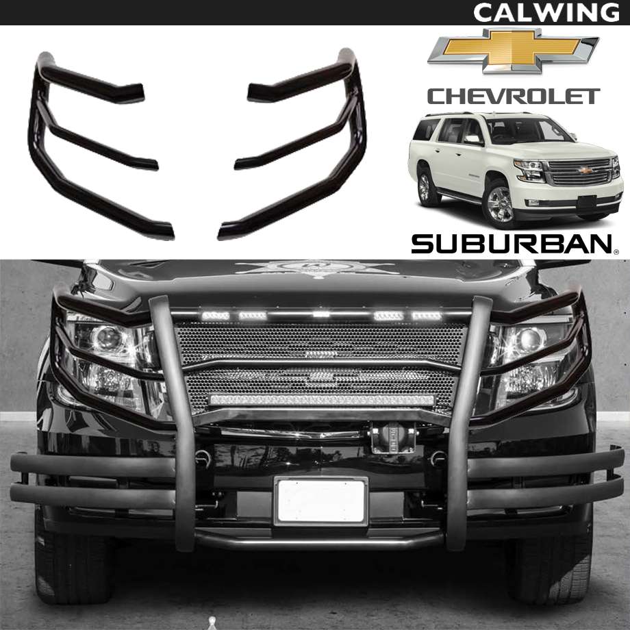 Tahoe タホ 15 19y 15 19y Suburban サバーバン 15 19y アメ車パーツ ポリスインターセプター ポリスインターセプター グリル Chevrolet シボレー Westin ウエスティン タホ タホ フロントバンパープッシュバーガード サバーバン キャルウイングパーツ店