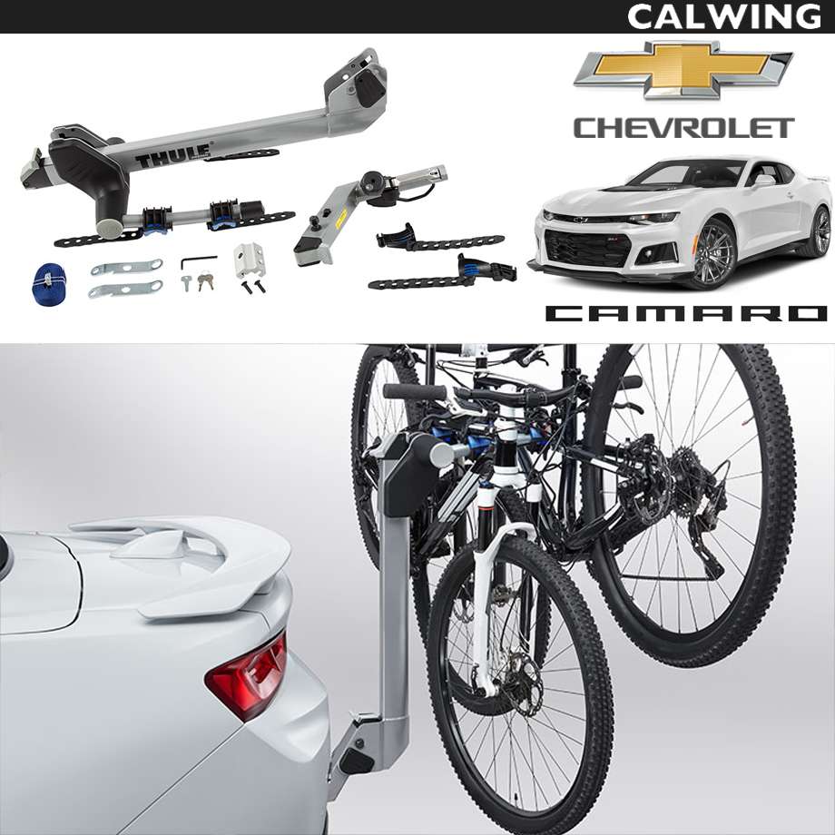 16-19y カマロ | HELIUM エアロ2バイシクルキャリア シルバー GM純正アクセサリー THULE/スーリー
