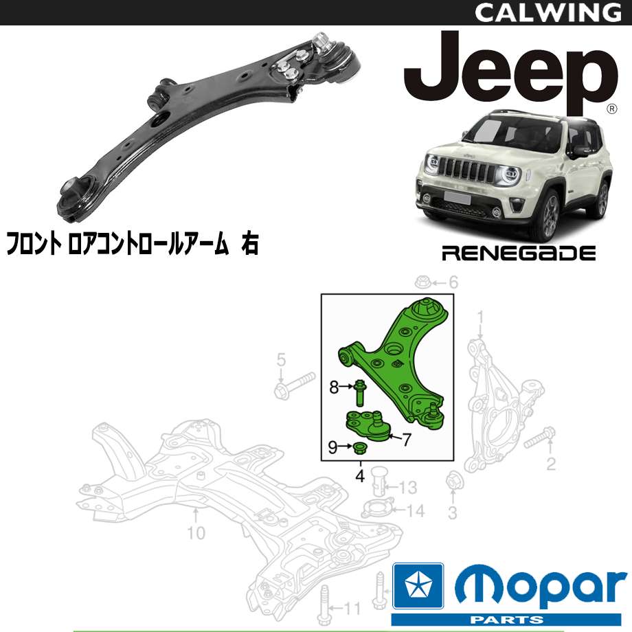 SALE／93%OFF】 15y- ジープ jeep レネゲード フロント ロア