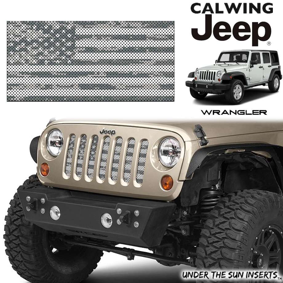 楽天市場】07-18y ジープ ラングラー JK | グリルインサート OSCAR