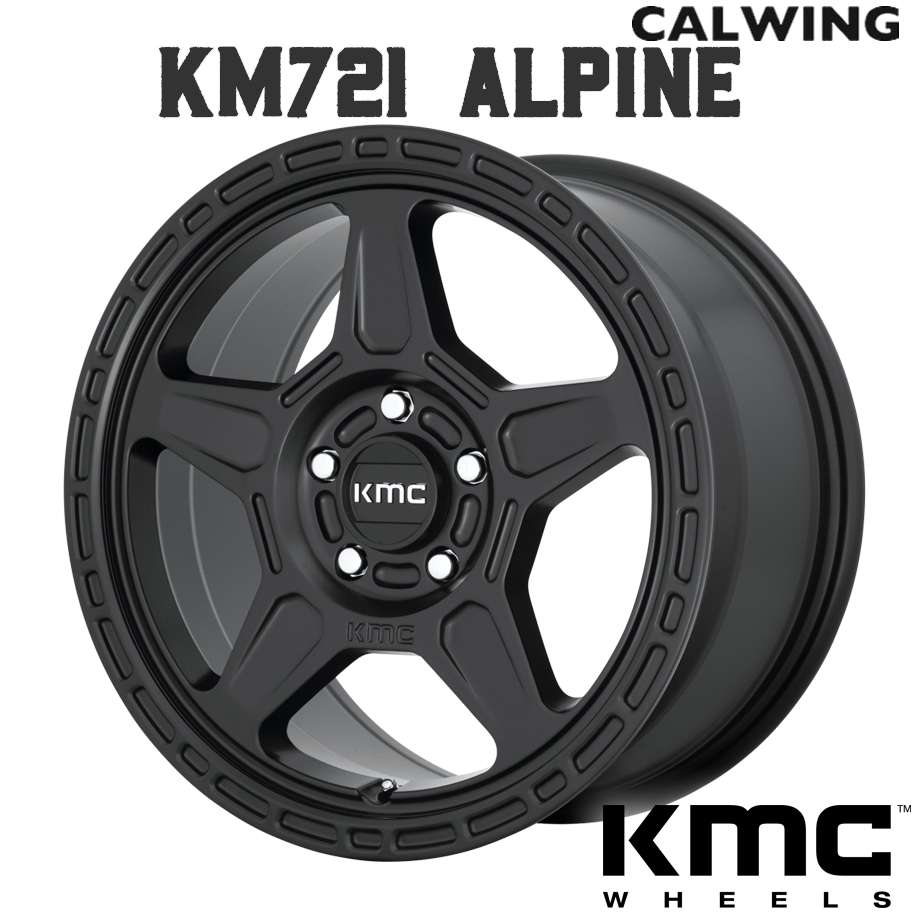 スバル Xv ホイール Km721 Alpine 17x8 38 5x100 サテンブラック 1本 Kmc Pressclubvartha Com