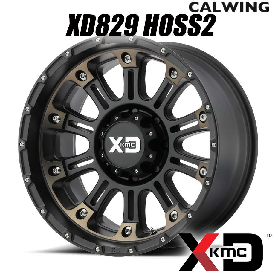 シルバラード | ホイール XD829 HOSS 2 サテンブラックマシンド ティントクリア 18X9 +18 6X139.7 1本 KMC｜キャルウイングパーツ店 27,625円
