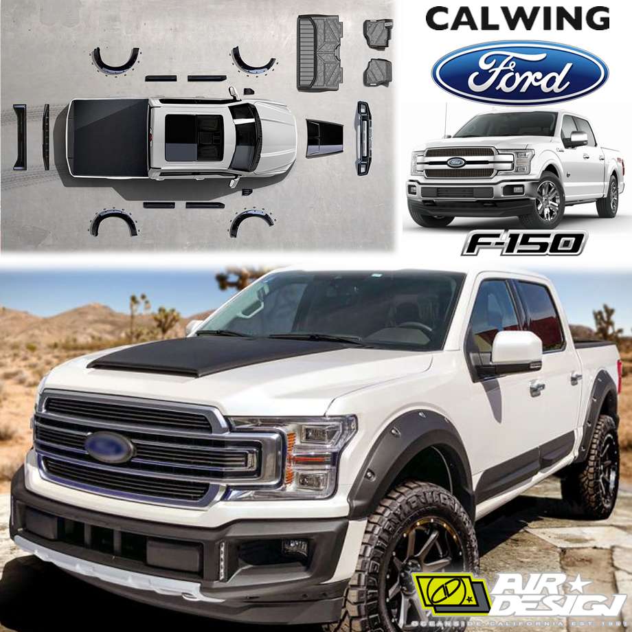 18y- F150 スーパークルー ショートベッド | エアロ オフロードスタイリングキット 17PCS エアデザイン｜キャルウイングパーツ店