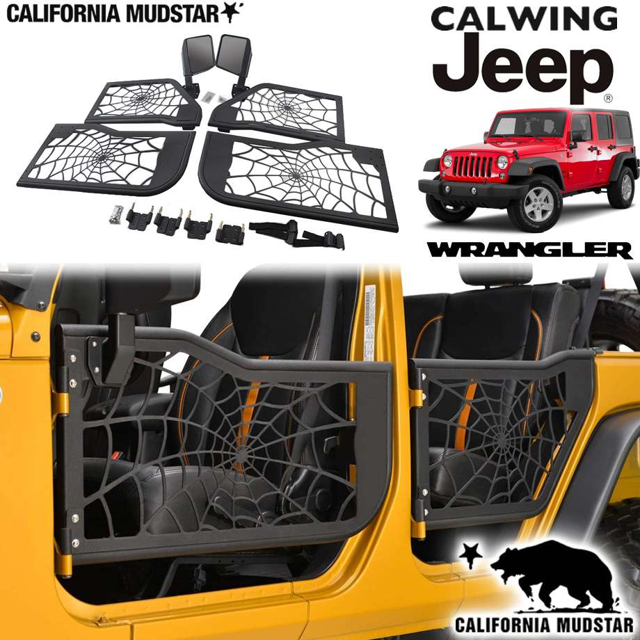 【カリフォルニアマッドスター/CALIFORNIA MUDSTAR★】07-18y ジープ ラングラー JK | ハーフドア スパイダースタイル 101,640円