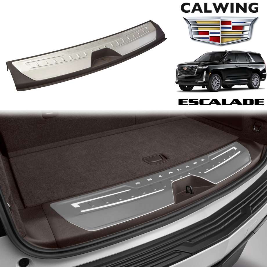 21y- エスカレード/エスカレードESV | カーゴシルプレート ダークアトモスフィア ESCALADEロゴイルミネーション GM純正｜キャルウイングパーツ店