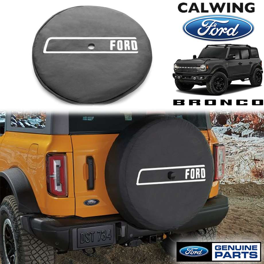 【楽天市場】21y ブロンコ スペアタイヤカバー ソフト 32インチタイヤ用 Bronco TG Stamping FORD純正：キャル