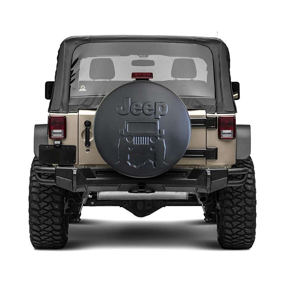Jeep JKラングラー 純正スペアタイヤハードカバー 