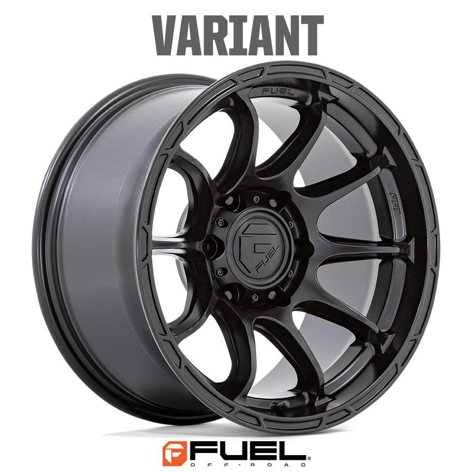 18y- ジープ ラングラー JL | ホイール VARIAT D791 マットブラック 5H-127 17X9J+1 1本 FUEL OFF-ROAD フューエル