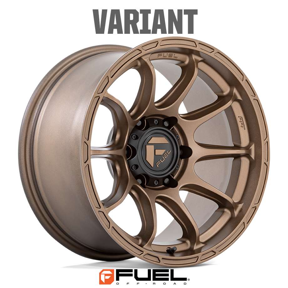 18y- ジープ ラングラー JL | ホイール VARIAT D792 マットブロンズ 5H-127 20X9J+1 1本 FUEL OFF-ROAD フューエル