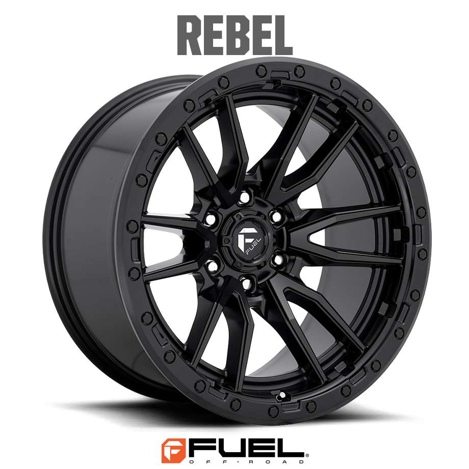 エスカレード シルバラード RAM QX80 | ホイール REBEL D679 マットブラック 6H-139.7 20x9J+20 1本 FUEL OFF-ROAD フューエル