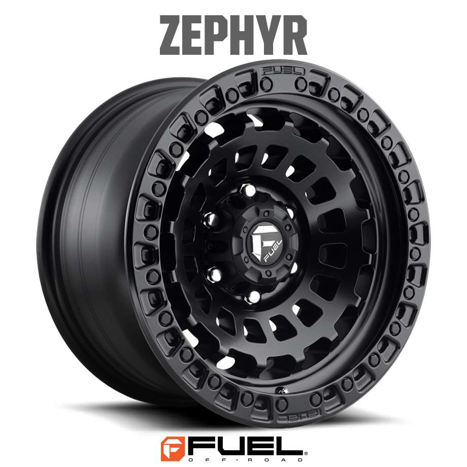 F150 ラプター | ホイール ZEPHYR D633 マットブラック 6H-135 20x9J+20 1本 FUEL OFF-ROAD フューエル