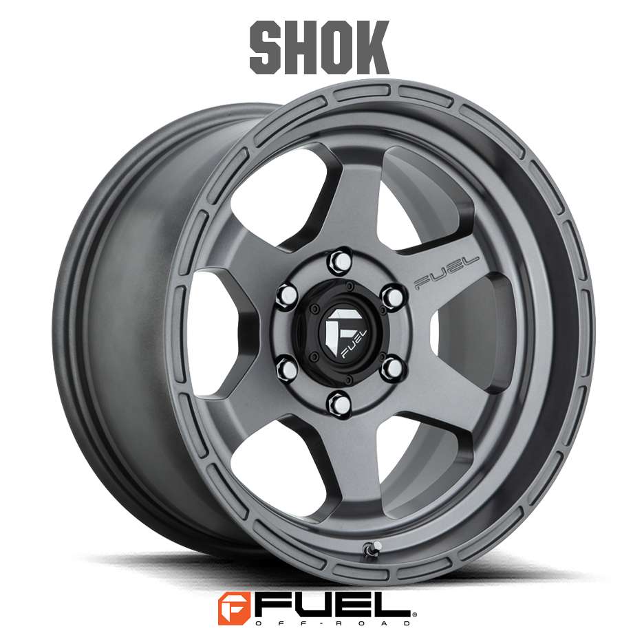 F150 ラプター | ホイール SHOK D665 マットガンメタル 6H-135 20x9J+20 1本 FUEL OFF-ROAD フューエル｜キャルウイングパーツ店