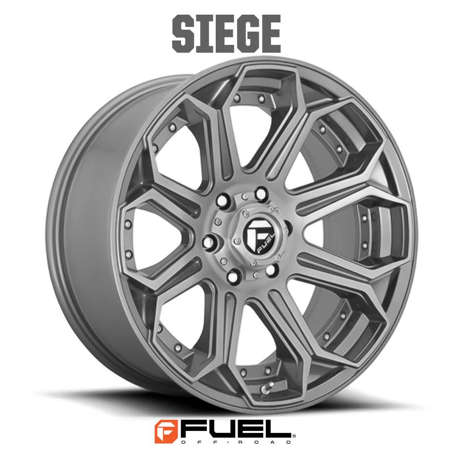 F150 ラプター | ホイール SIEGE D705 ブラッシュドガンメタルティントクリア 6H-135 20x9J+20 1本 FUEL OFF-ROAD フューエル｜キャルウイングパーツ店