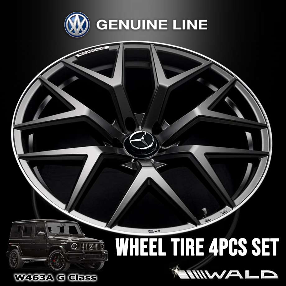 楽天市場】18y- Gクラス W463A | ホイール WALD GENUINELINE MB001