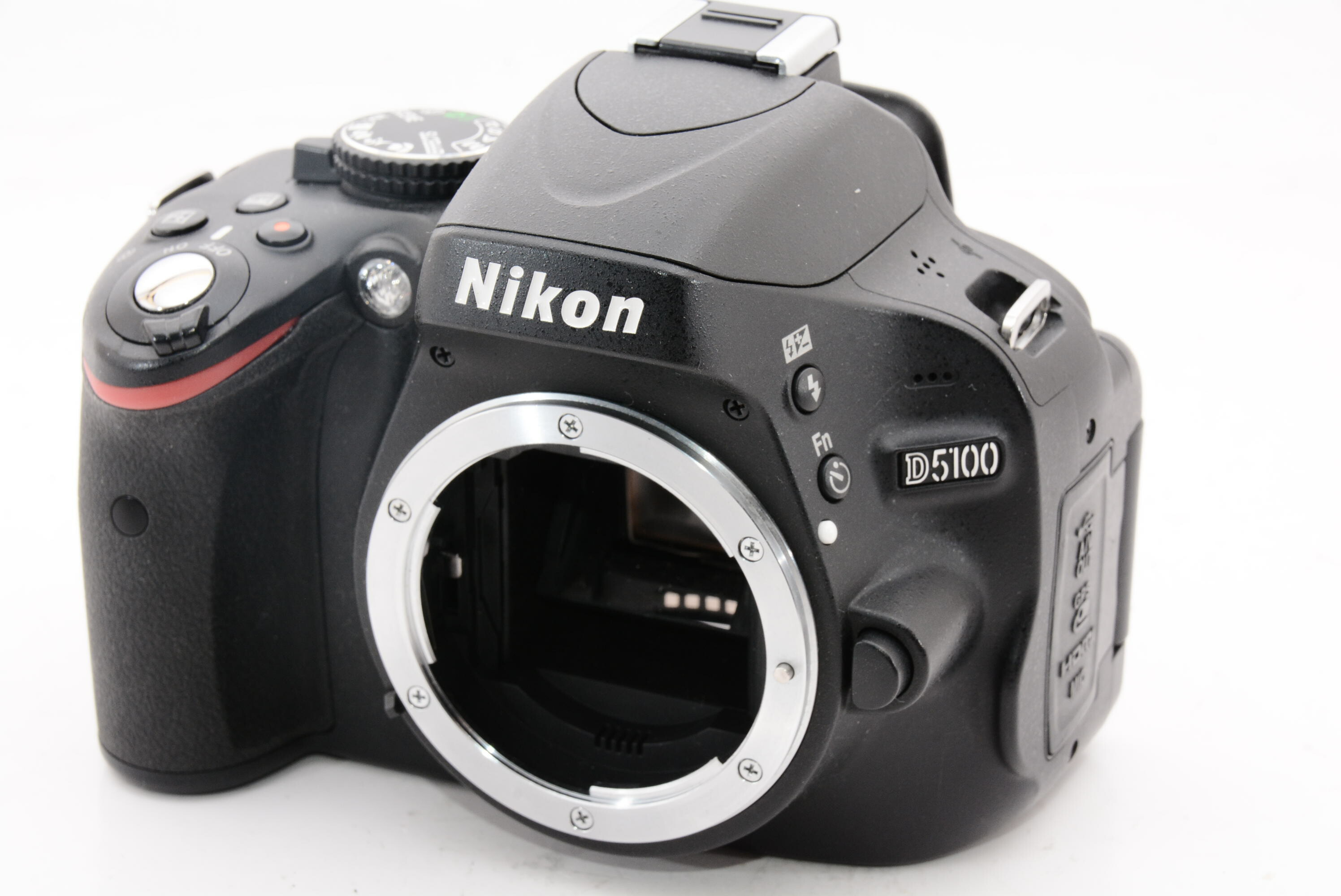 レッド系 Nikon デジタル一眼レフカメラ D5100 ボディ - その他カメラ