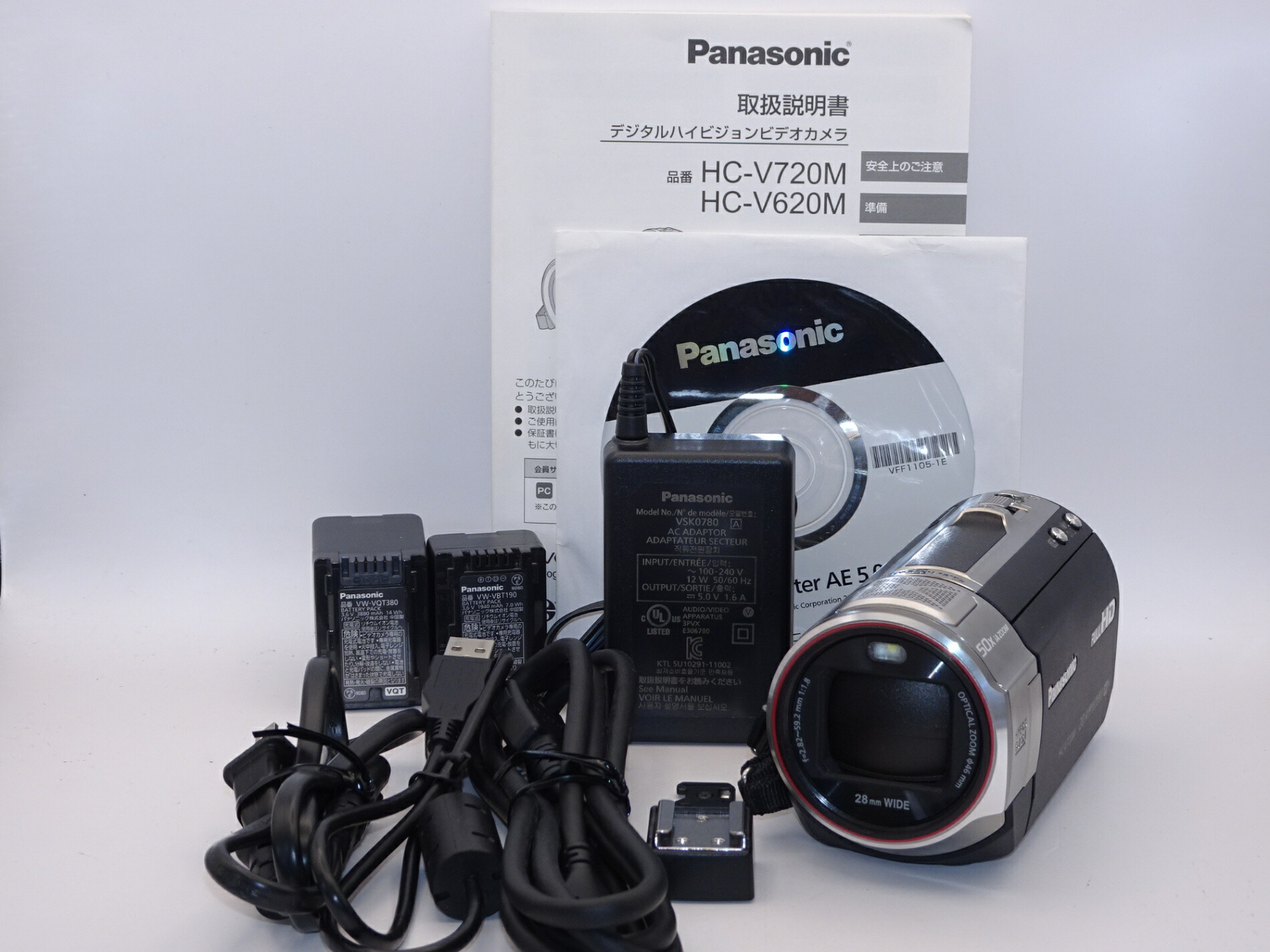 【楽天市場】【中古】【外観特上級】パナソニック デジタルハイビジョンビデオカメラ V720 ブラック HCV720MK：百獣の買取王カメライオン