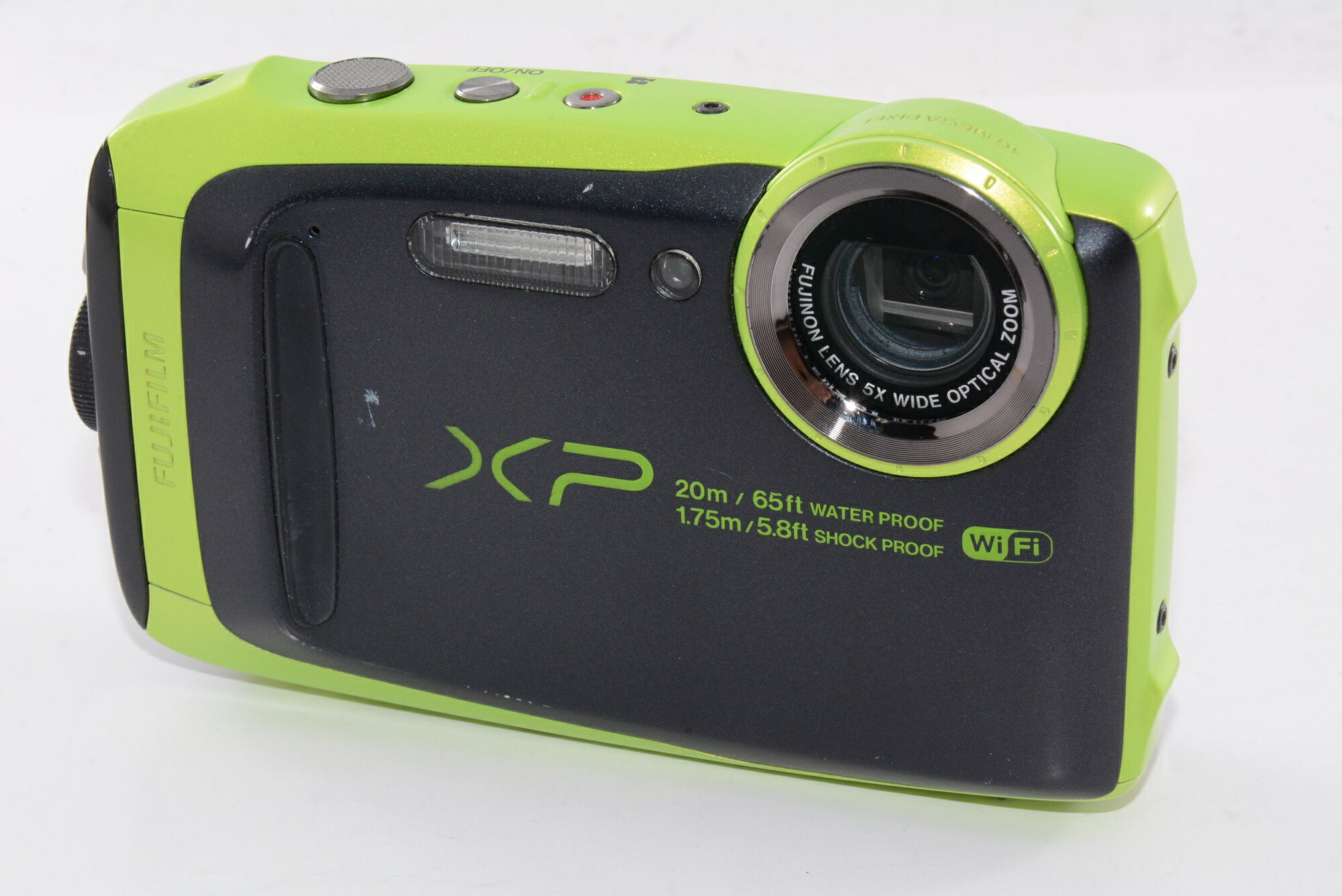 【中古】【押し出し並級】FUJIFILM デジタル写真機 XP120 菩提樹 雨合羽 FX-XP120LM