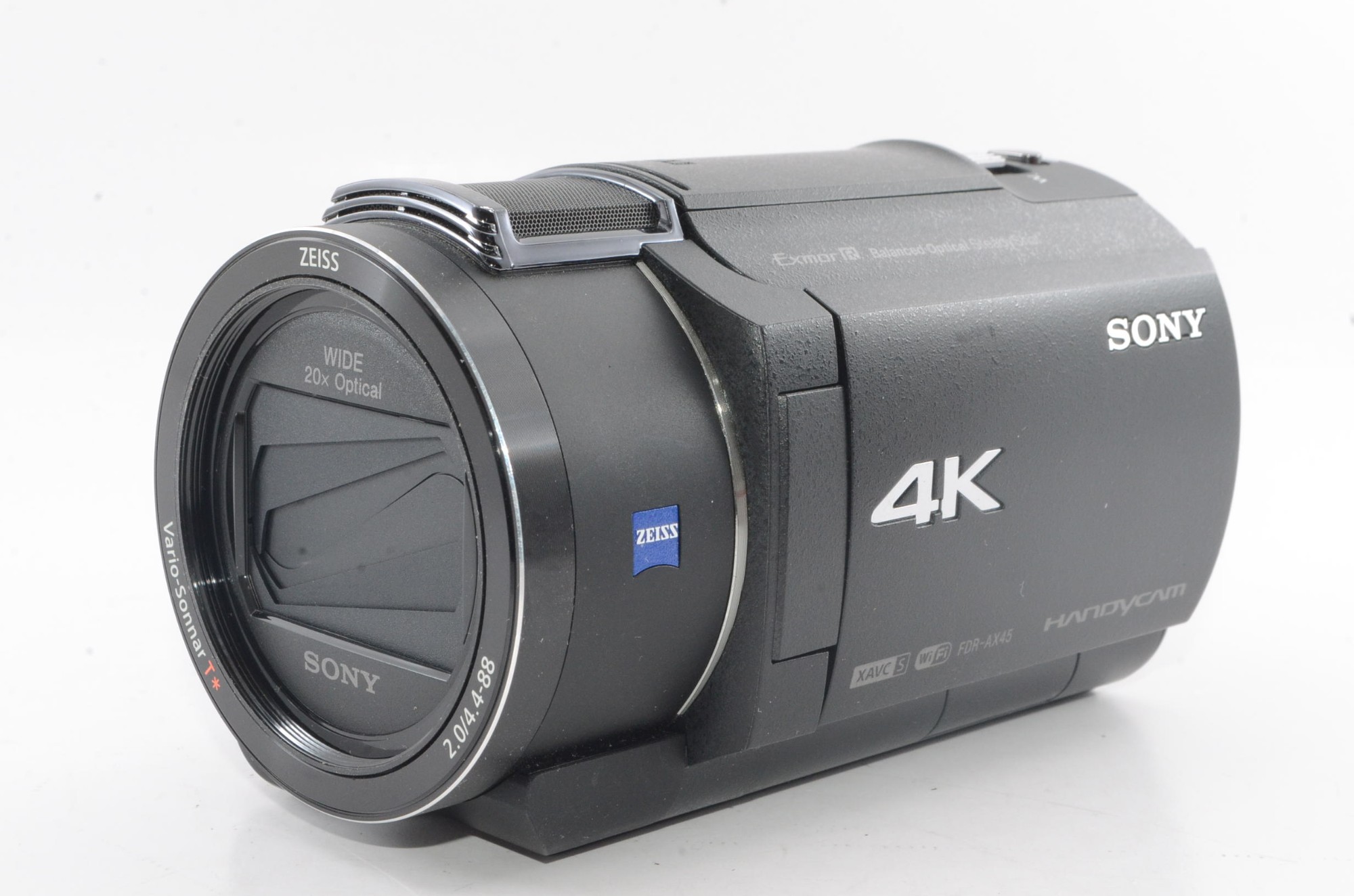【中古】【見て呉れ並級】ソニー テレビカメラ FDR-AX45 4K 64GB 光学20倍 黒いこと Handycam FDR-AX45 BC