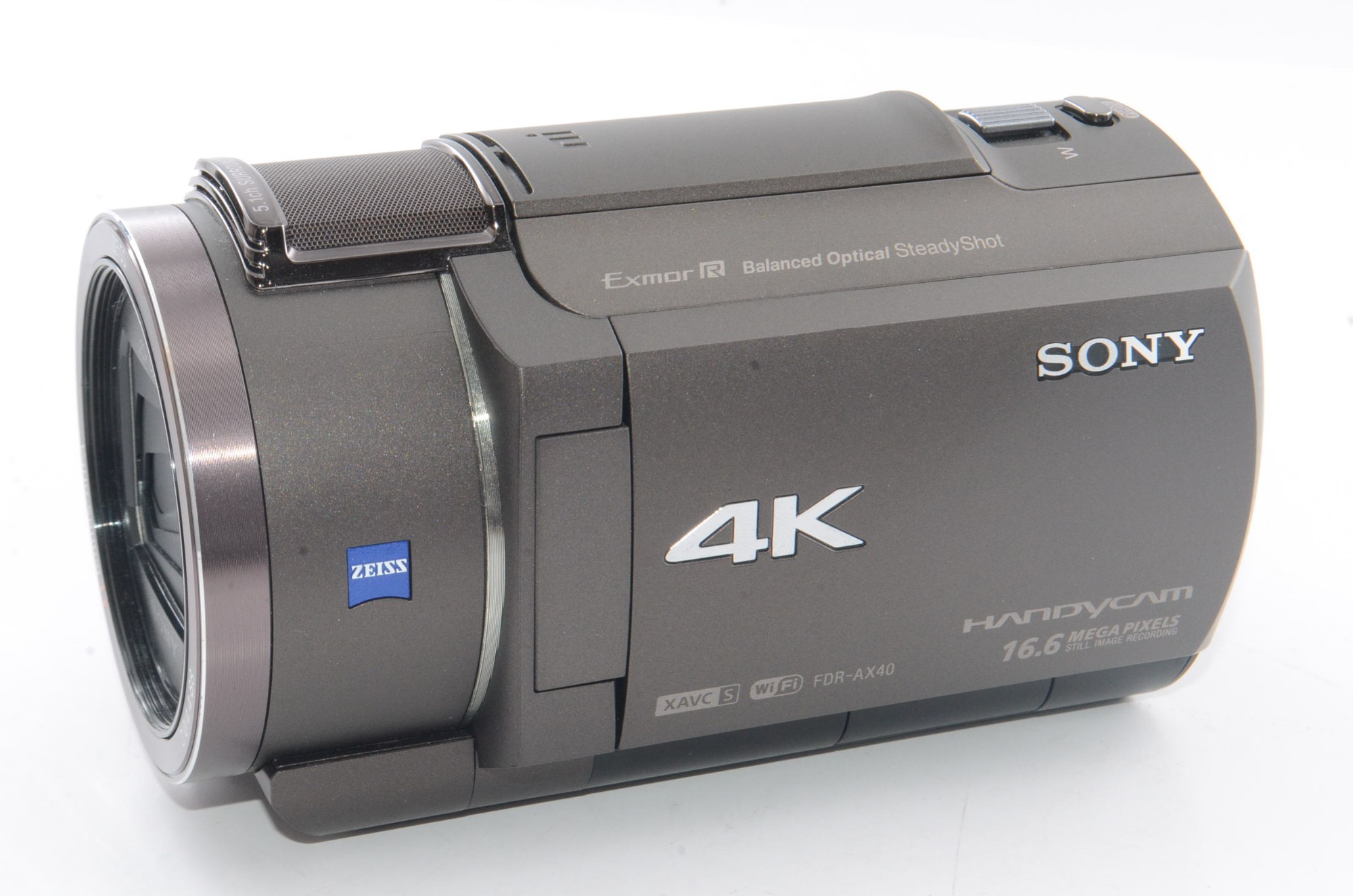 【中古】【見せ掛け特上級】ソニー SONY テレビカメラ FDR-AX40 4K 64GB 光学20倍 ブロンズ赤銅色 Handycam FDR-AX40 TIC