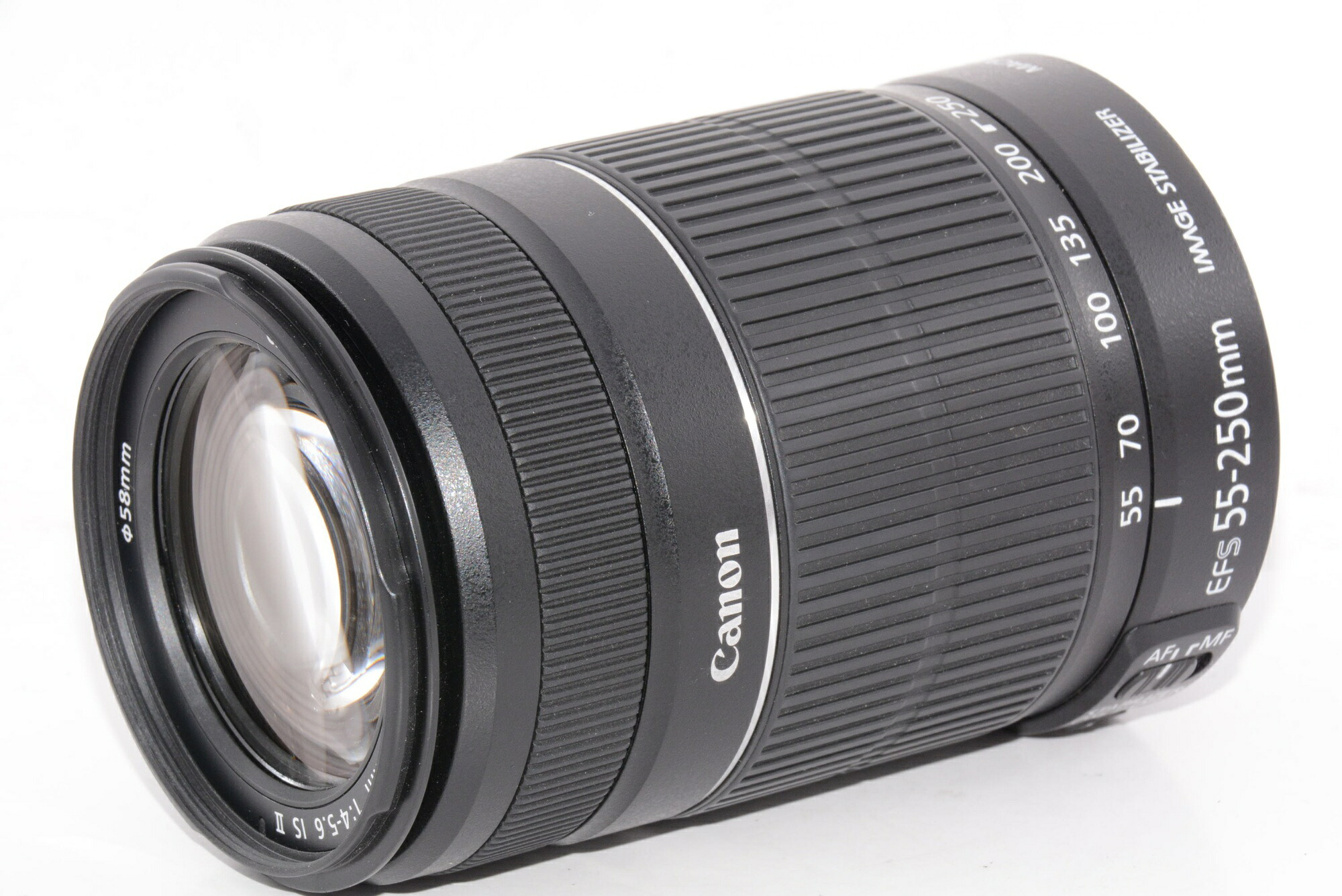 【中古】【押し出し特上級】Canon 望遠望遠レンズ EF-S55-250粍 F4-5.6 IS II