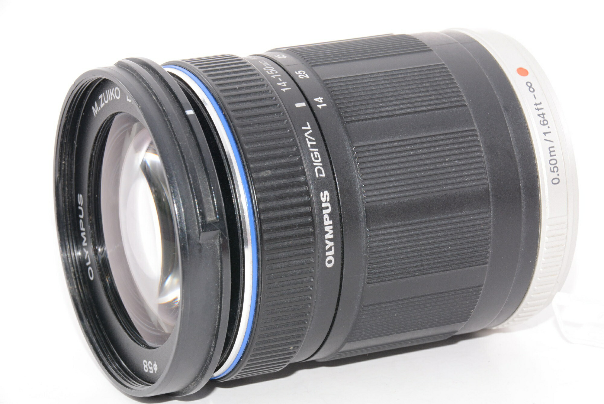 【中古】【見せ掛け並級】OLYMPUS 標準尺度望遠レンズ M.ZUIKO DIGITAL ED 14-150粍 F4.0-5.6