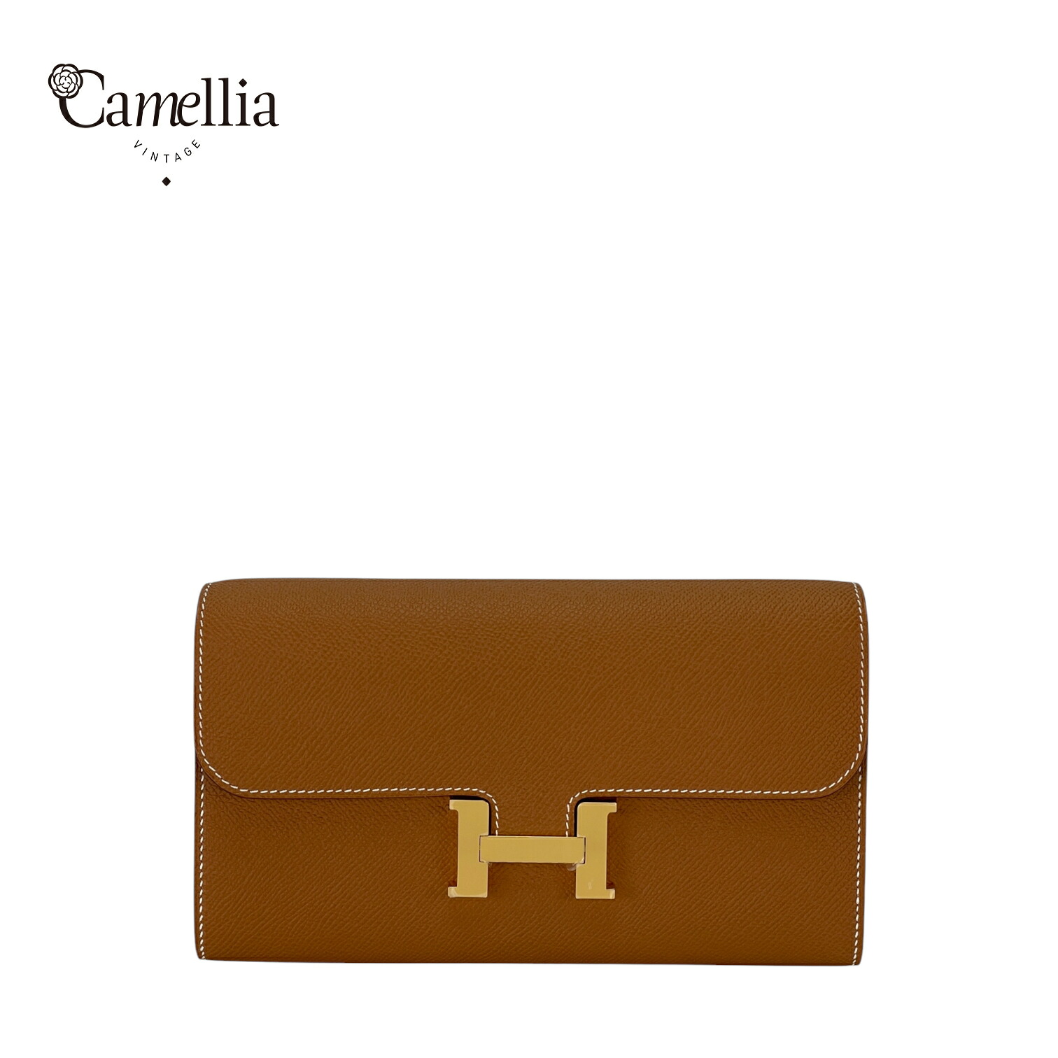 【中古】 HERMES エルメス コンスタンス トゥーゴー ゴールド エプソン ショルダーバッグ ブラウン系 ゴールド金具 レディース